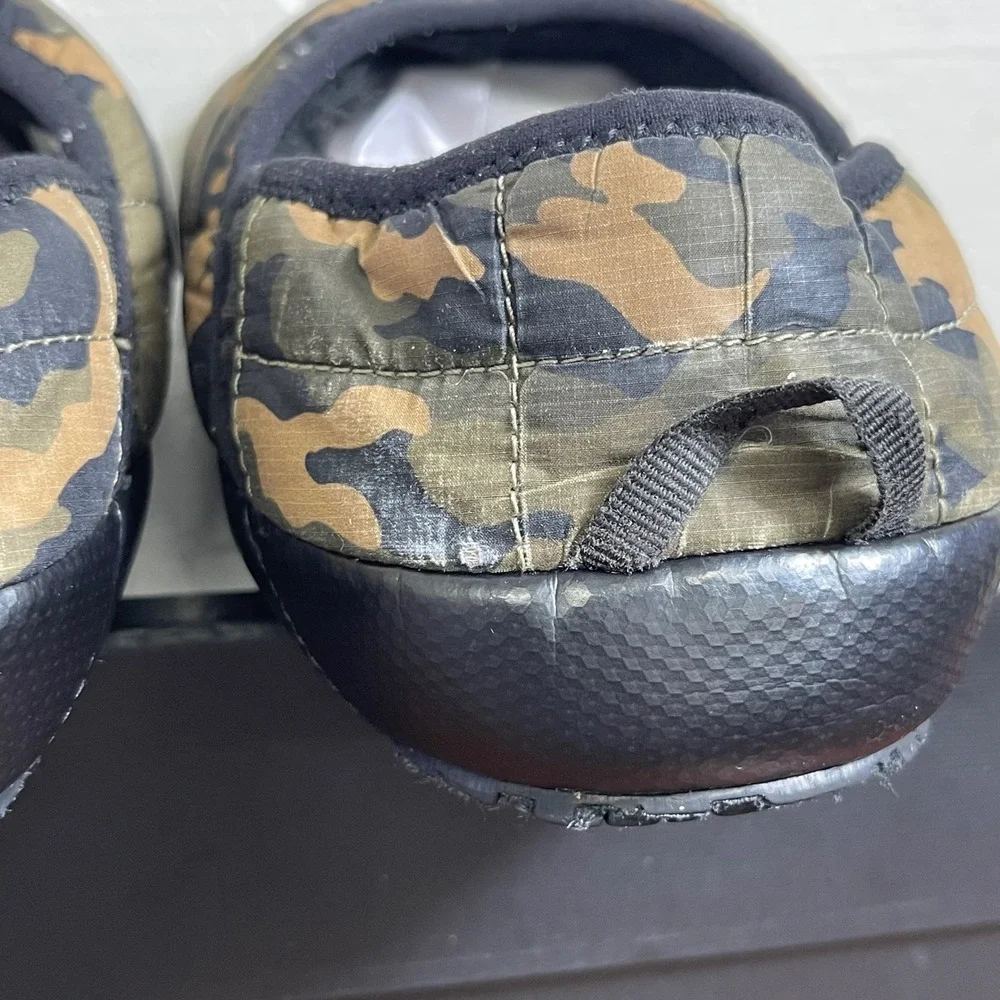 The North Face Thermoball Traction Mule V Camo Green Slippers Slip On Men's 10